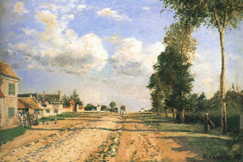 Camille Pissarro Versailles Road France oil painting art
